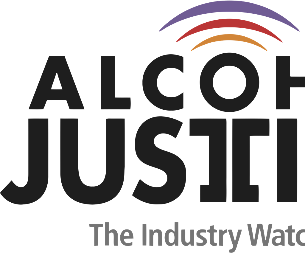 Alcohol Justice logotype, transparent .png, medium, large