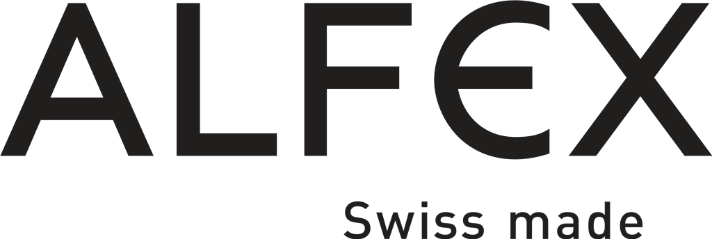 Alfex Swiss Made logotype, transparent .png, medium, large