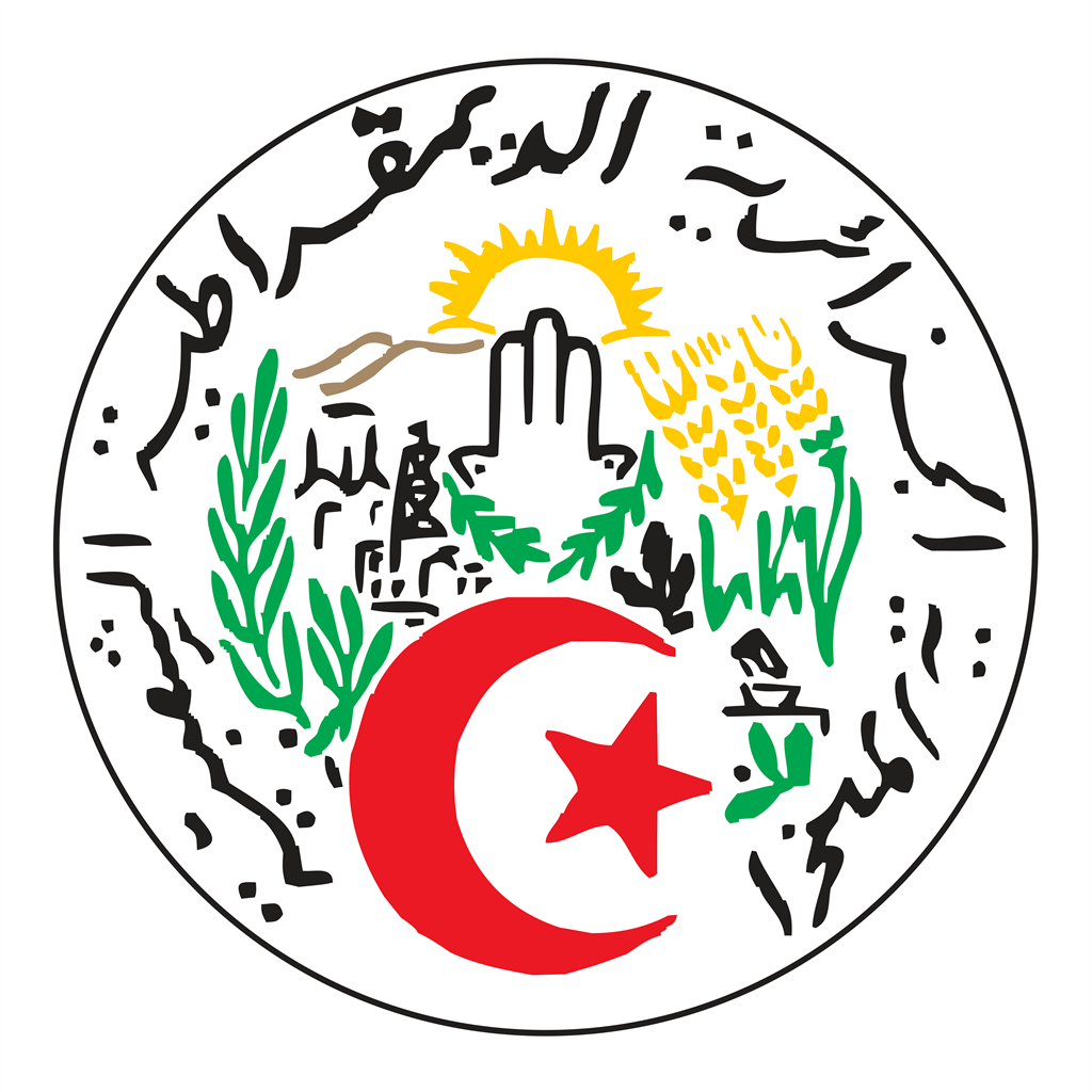 Algeria logotype, transparent .png, medium, large