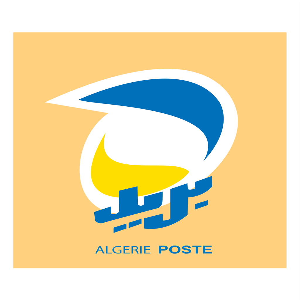 Algerie Poste logotype, transparent .png, medium, large