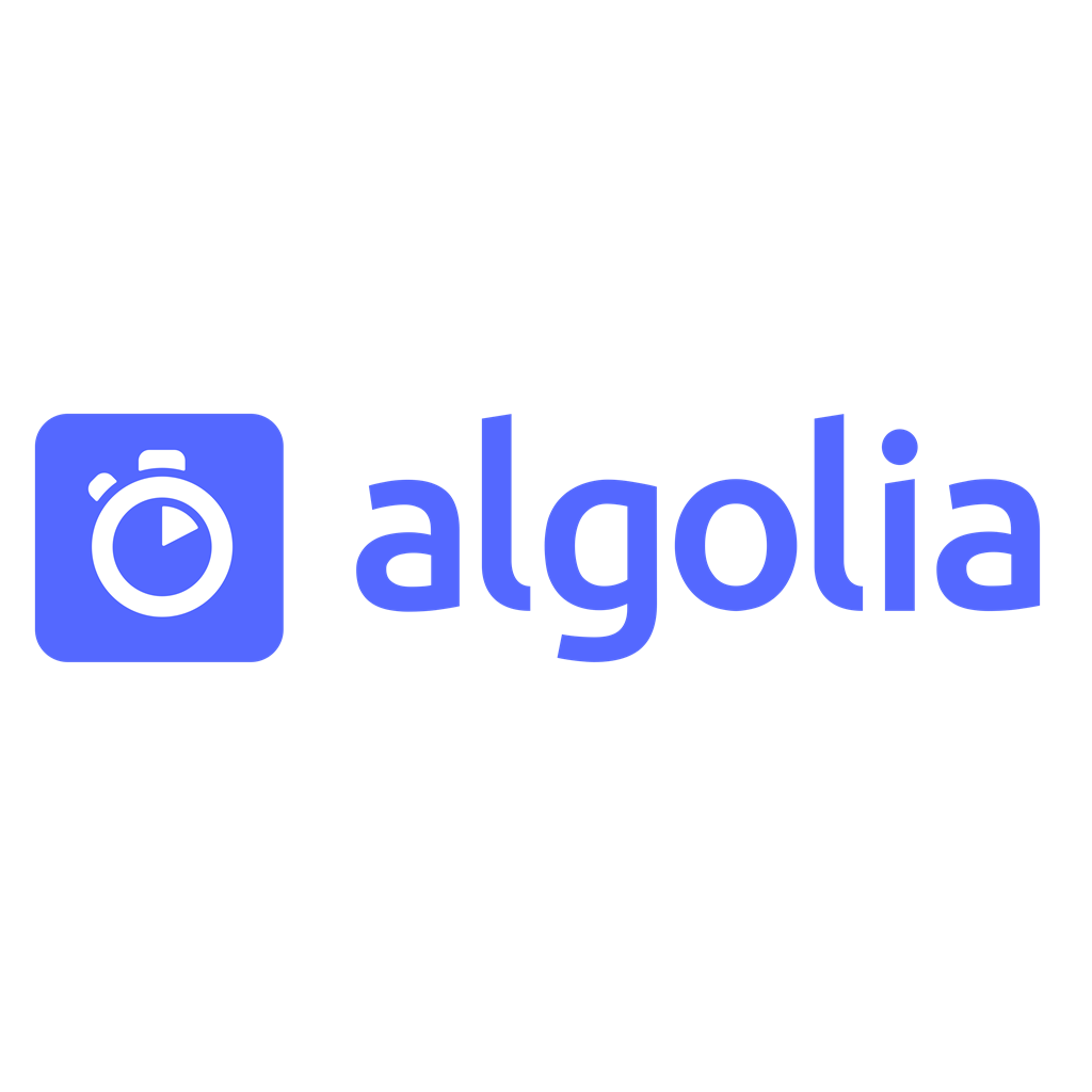 Algolia logotype, transparent .png, medium, large