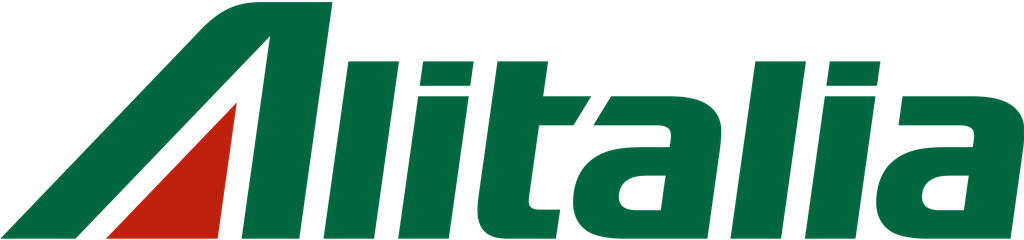 Alitalia logotype, transparent .png, medium, large