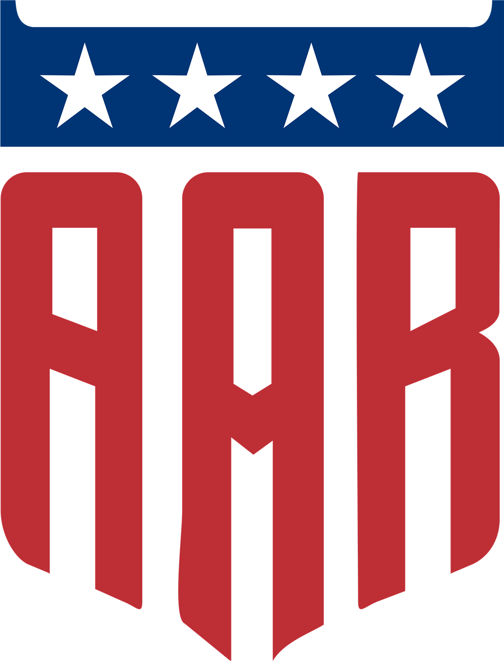 All American Racers logotype, transparent .png, medium, large
