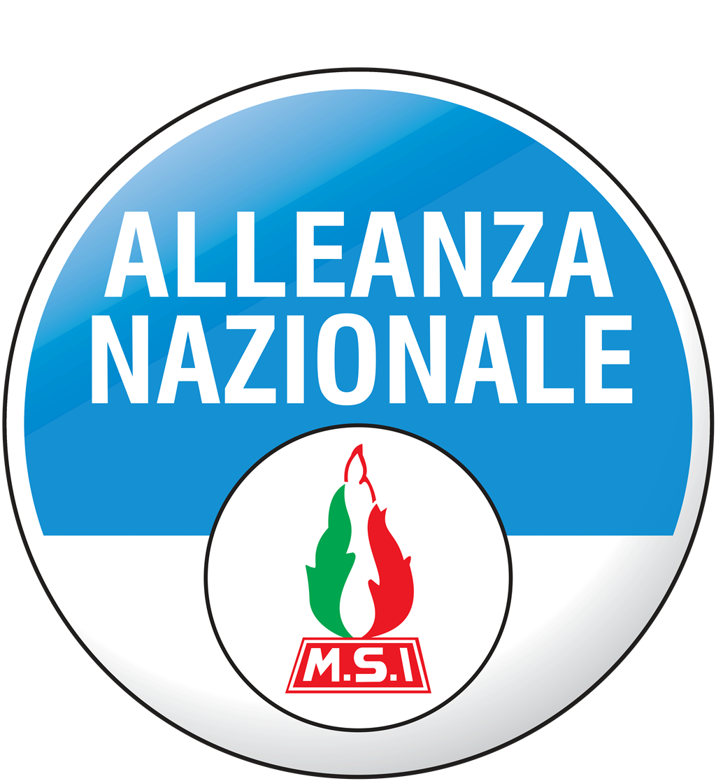 Alleanza Nazionale logotype, transparent .png, medium, large