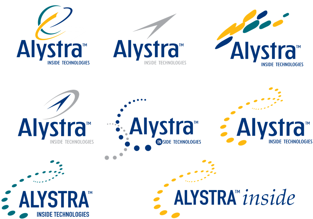 Alystra Inside Technologies logotype, transparent .png, medium, large