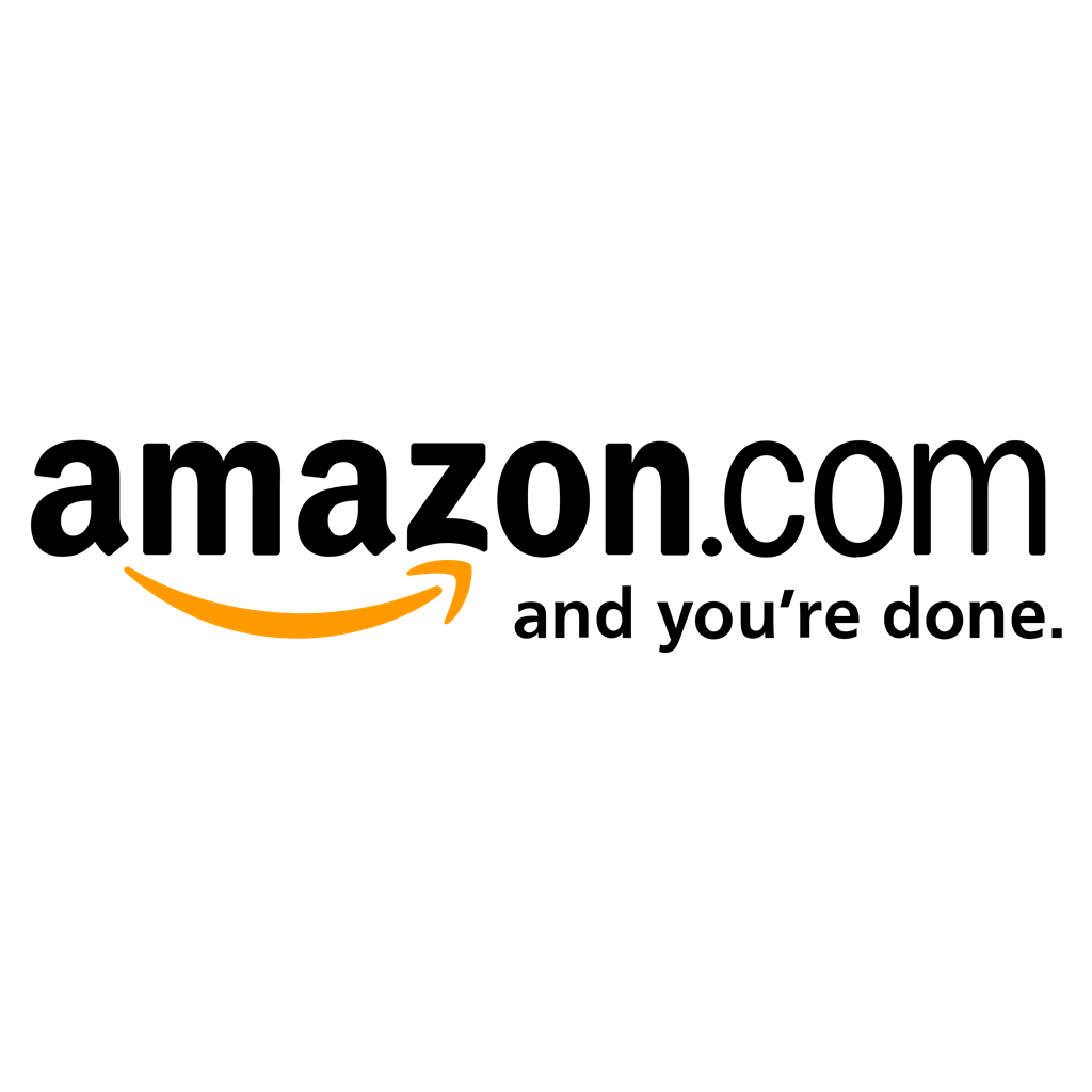 Amazon logotype, transparent .png, medium, large