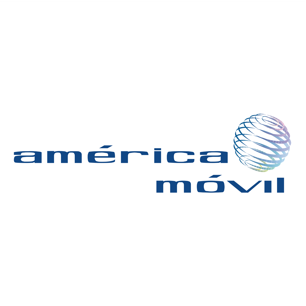 America Movil logotype, transparent .png, medium, large