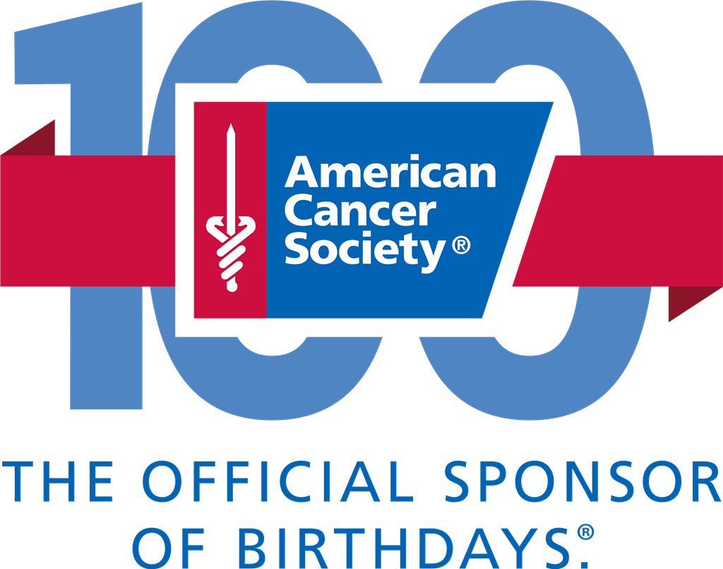 American Cancer Society logotype, transparent .png, medium, large