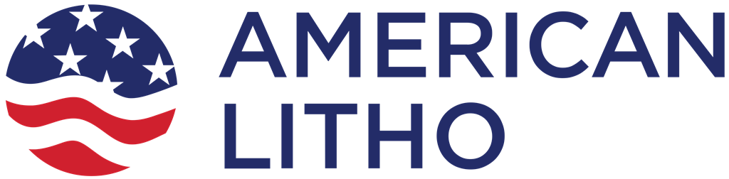 American Litho logotype, transparent .png, medium, large