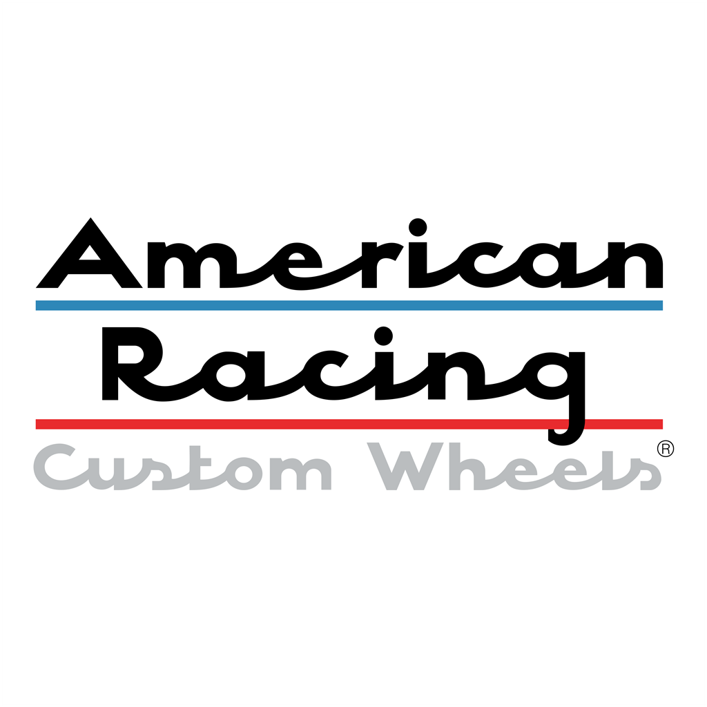 American Racing logotype, transparent .png, medium, large