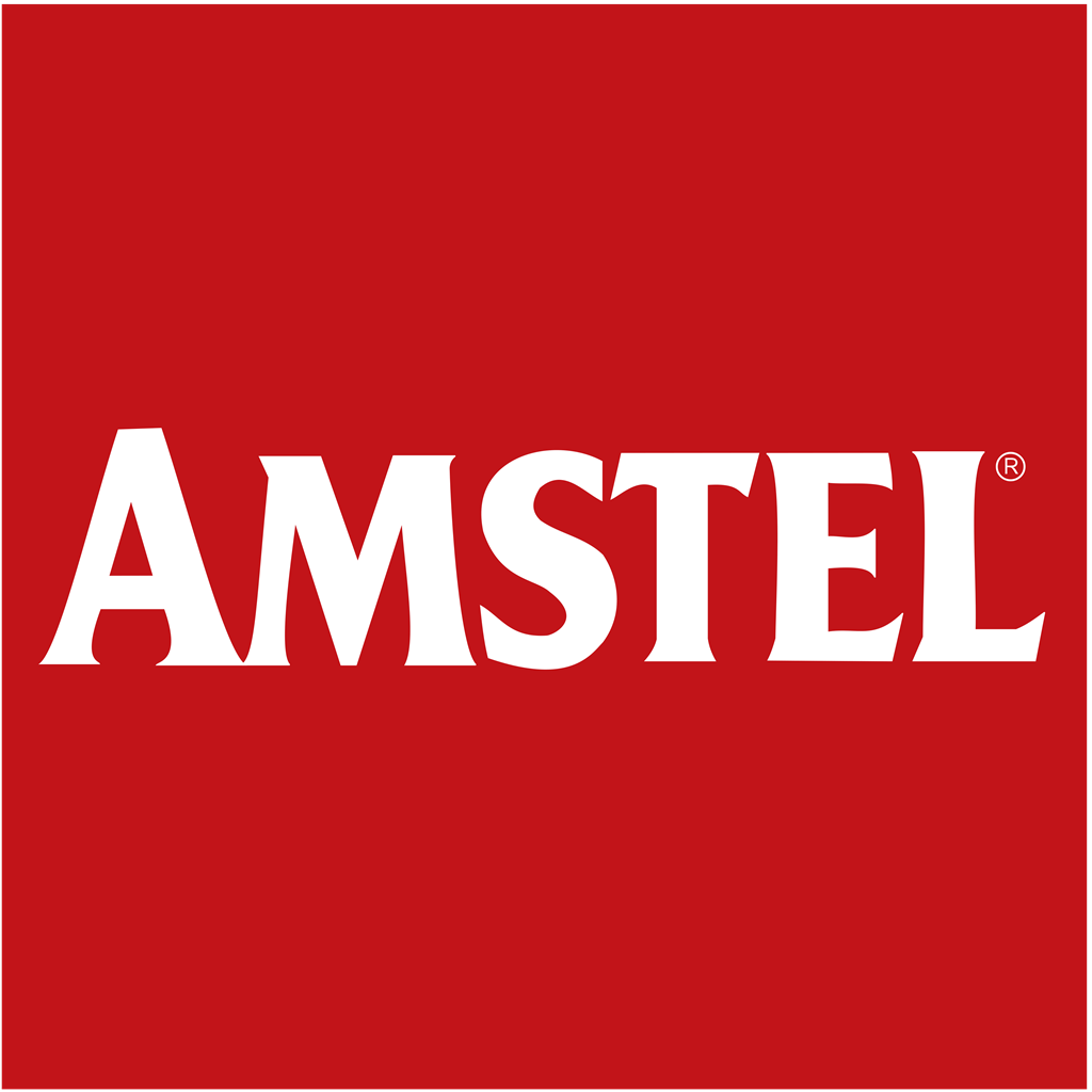 Amstel logotype, transparent .png, medium, large