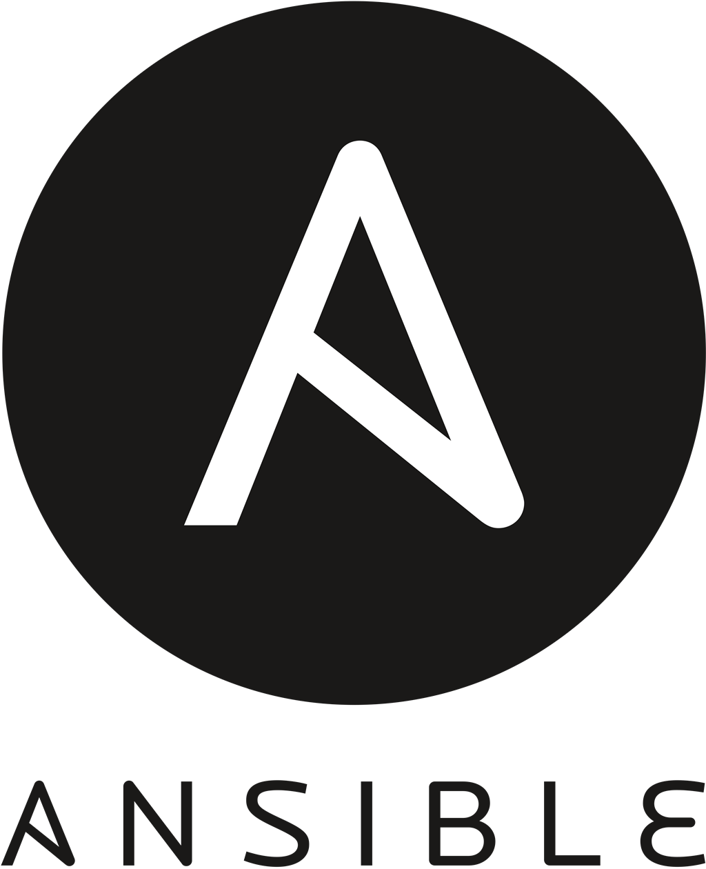 Ansible logotype, transparent .png, medium, large
