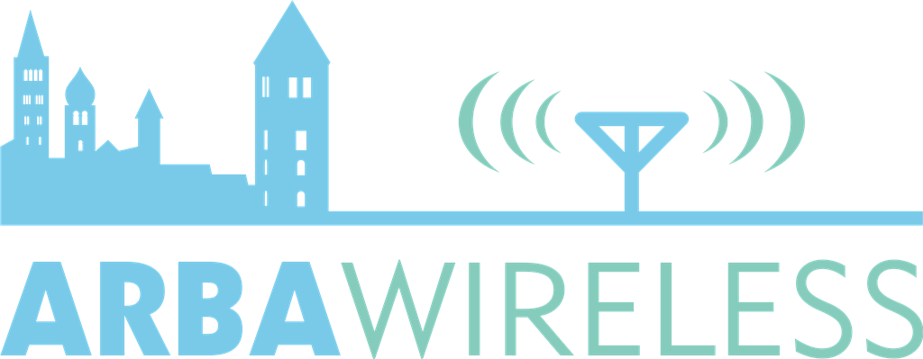 ArbaWireless logotype, transparent .png, medium, large