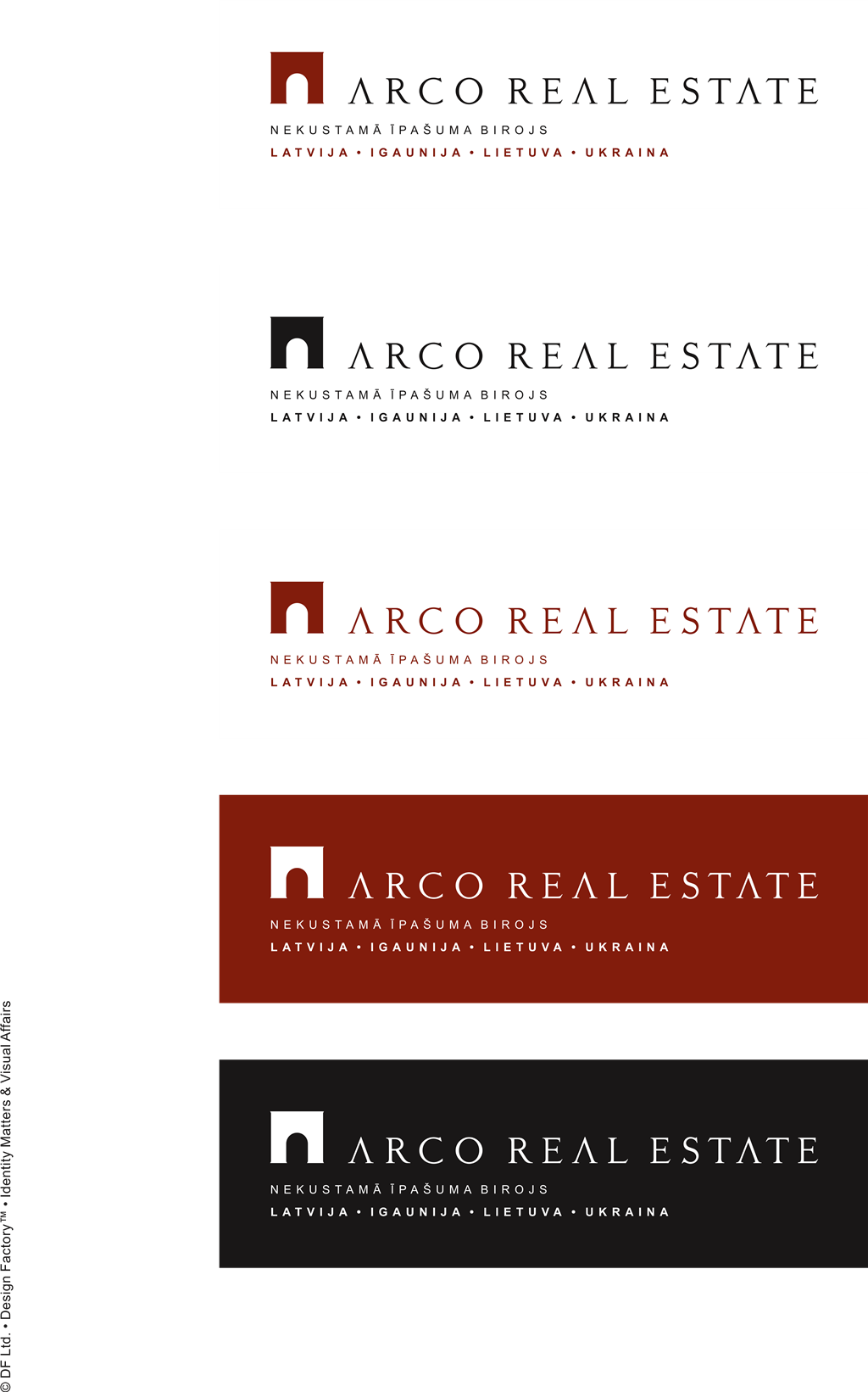 Arco Real Estate logotype, transparent .png, medium, large