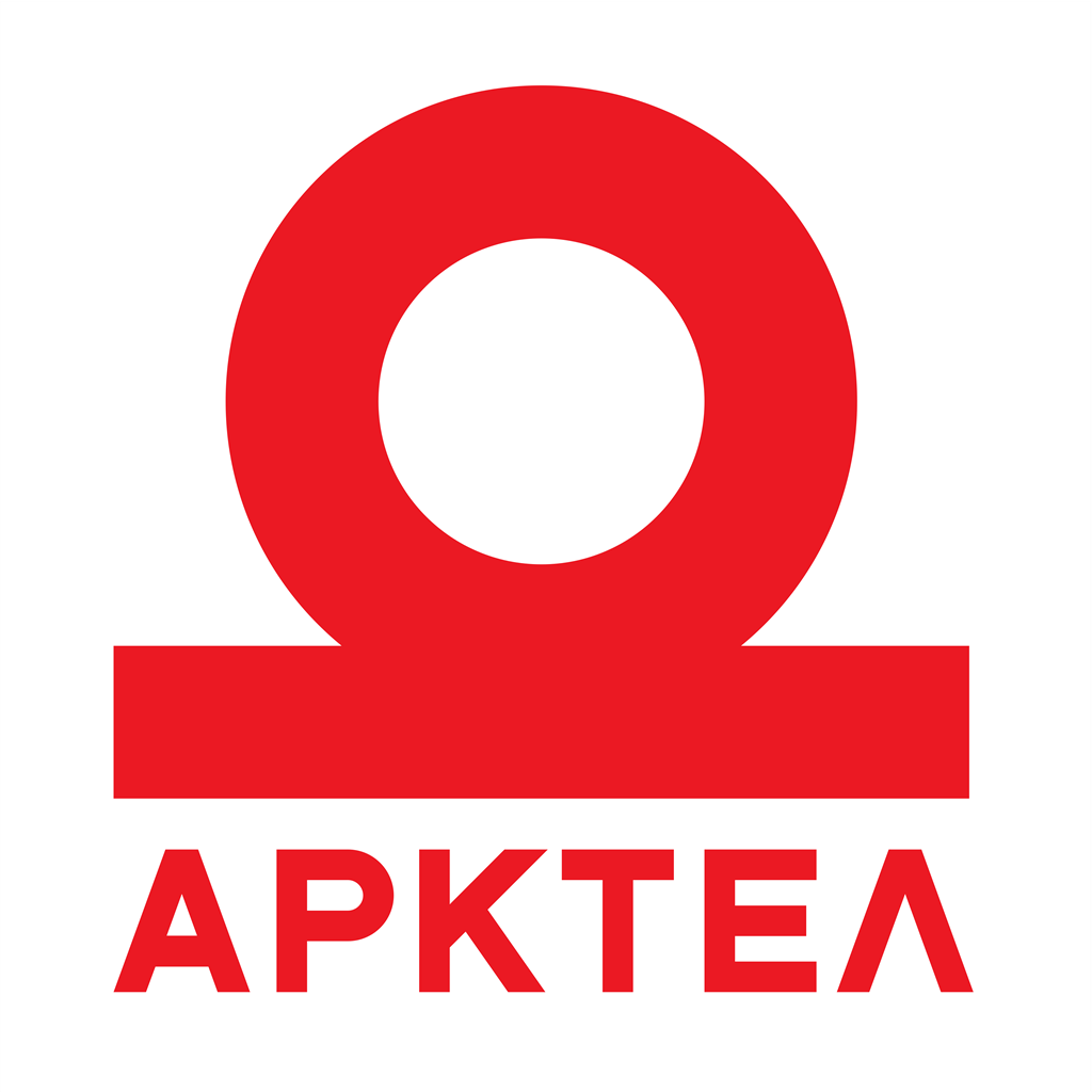 Arktel logotype, transparent .png, medium, large