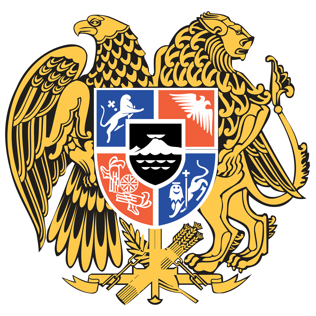 Armenia logotype, transparent .png, medium, large