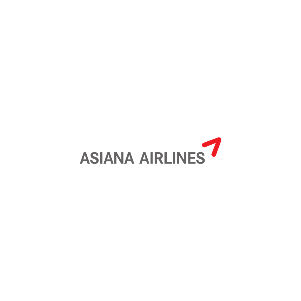 Asiana Airlines logotype, transparent .png, medium, large