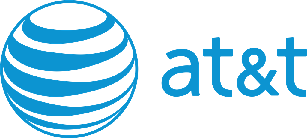 AT&T logotype, transparent .png, medium, large