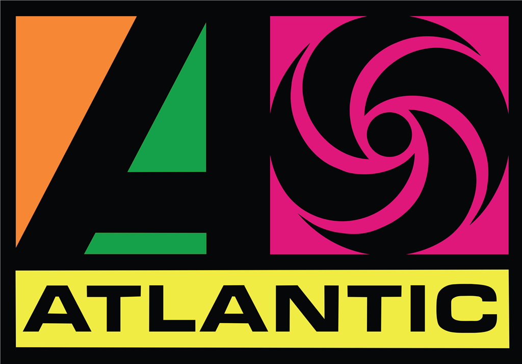 Atlantic Records logotype, transparent .png, medium, large