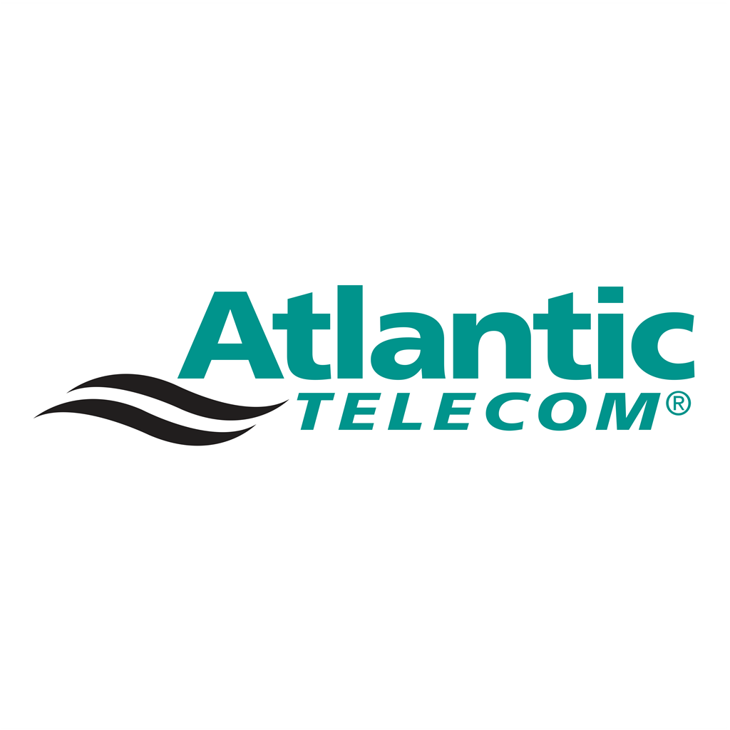 Atlantic Telecom logotype, transparent .png, medium, large