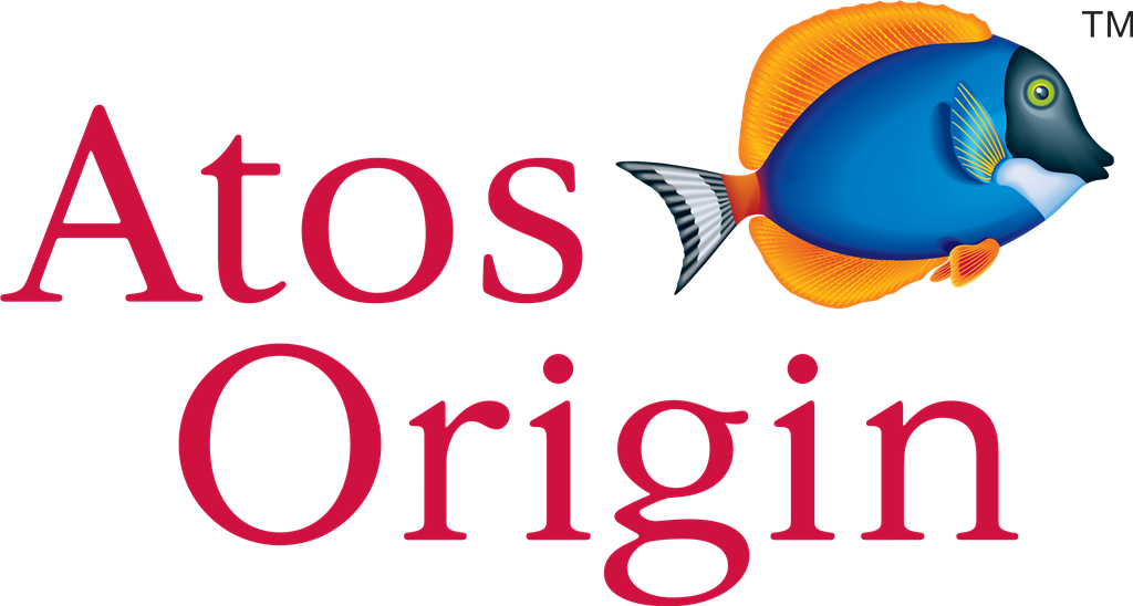 Atos Origin logotype, transparent .png, medium, large