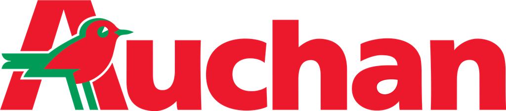 Auchan logotype, transparent .png, medium, large