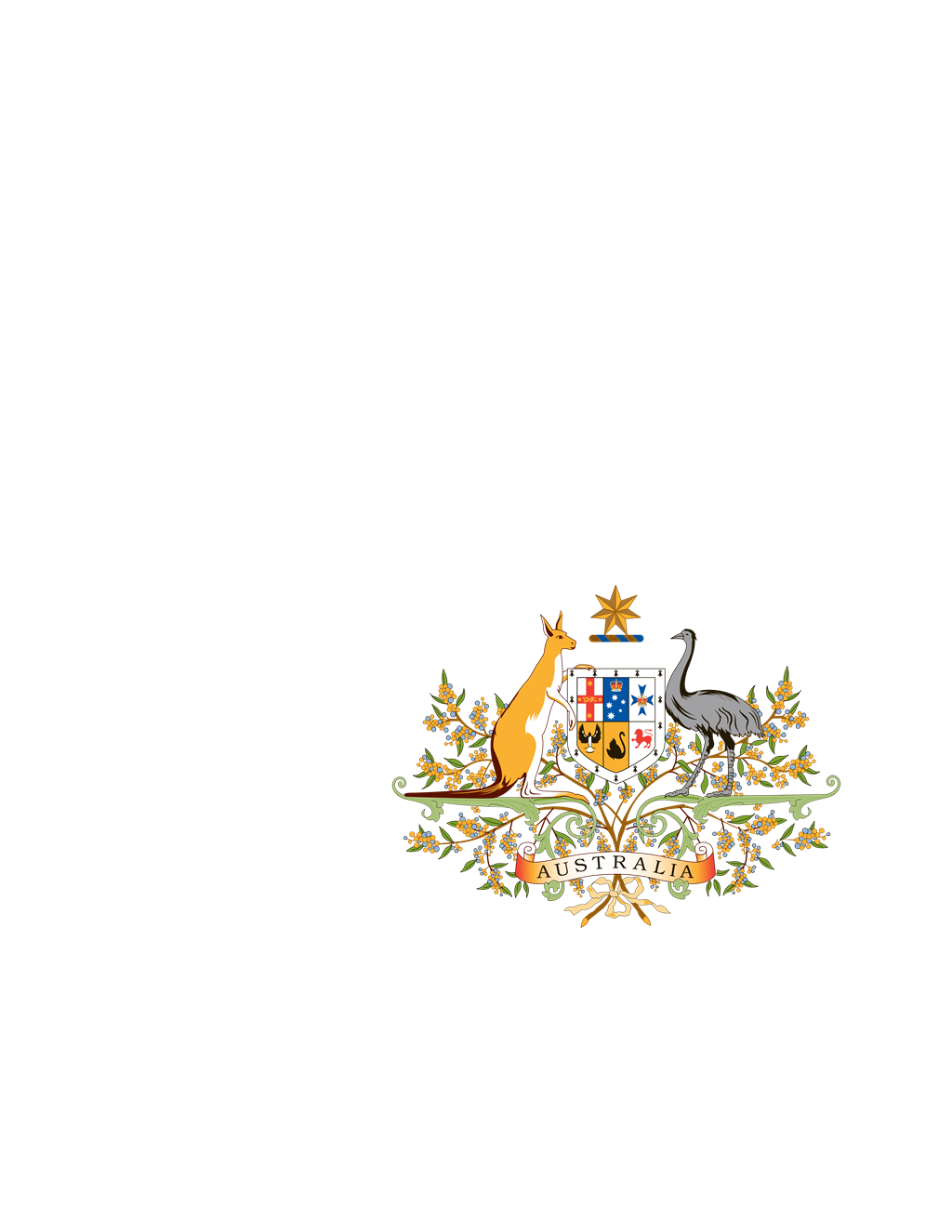 Australia logotype, transparent .png, medium, large