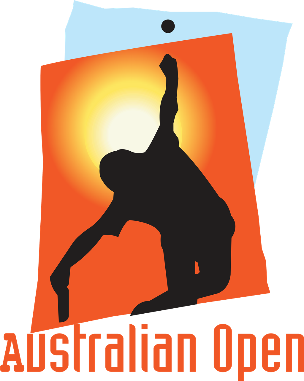 Australian Open logotype, transparent .png, medium, large