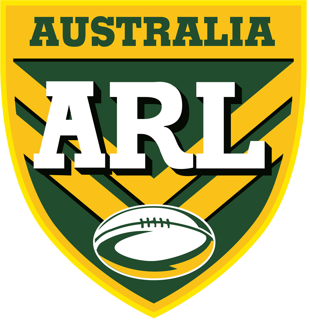 Australian Rugby League logotype, transparent .png, medium, large