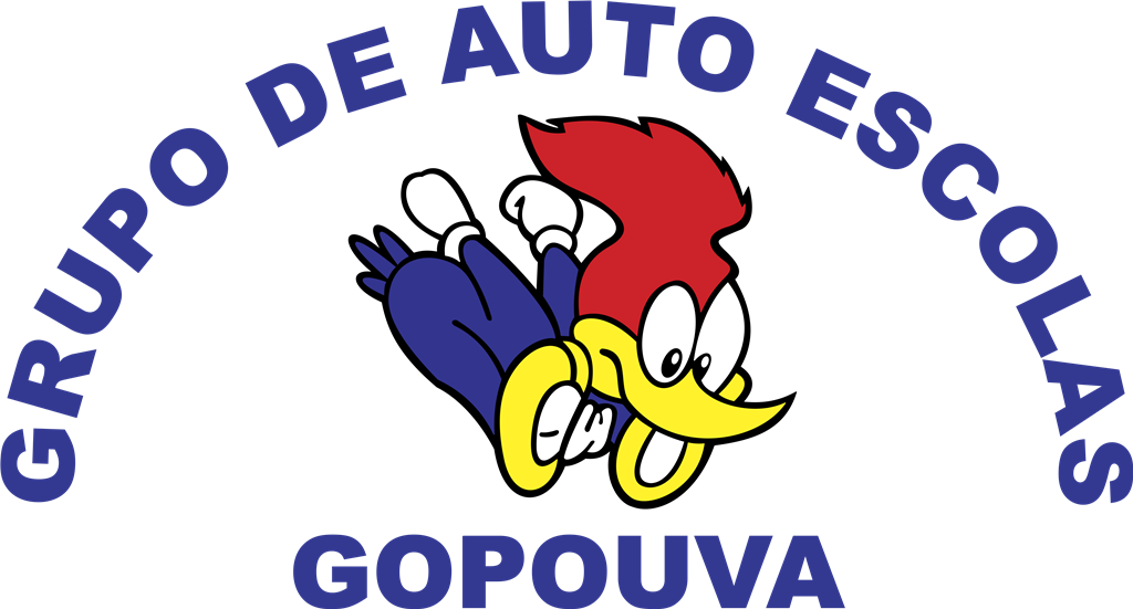 Auto Escola Gopouva logotype, transparent .png, medium, large