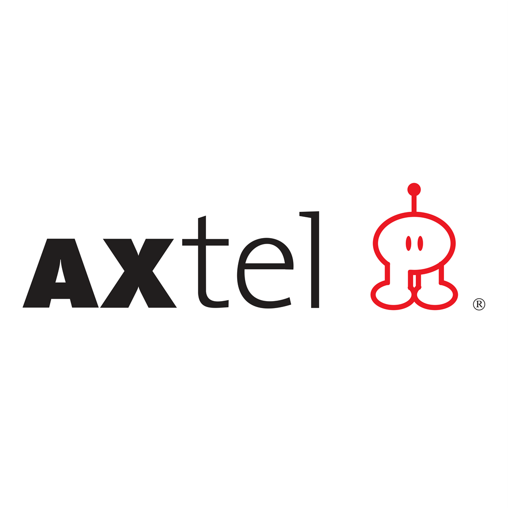 Axtel logotype, transparent .png, medium, large