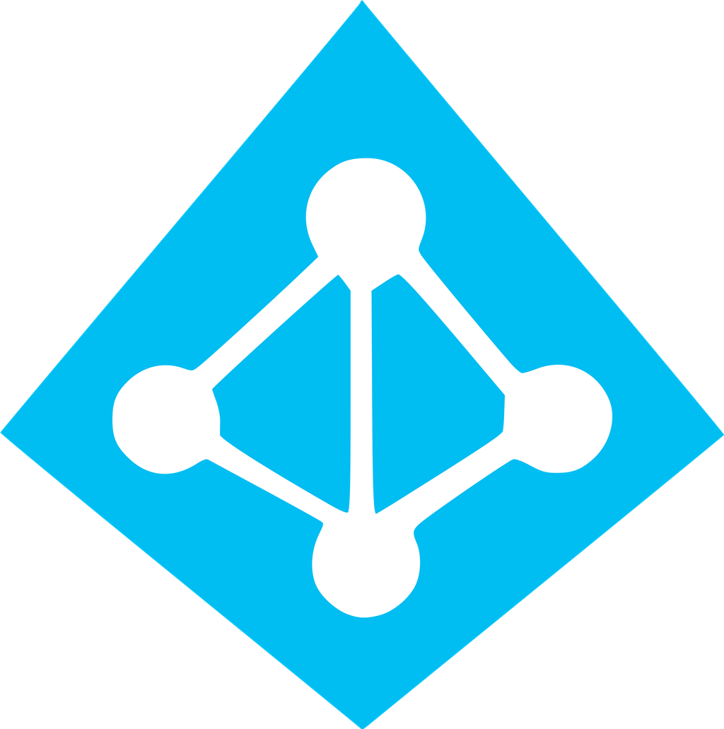 Azure Active Directory logotype, transparent .png, medium, large