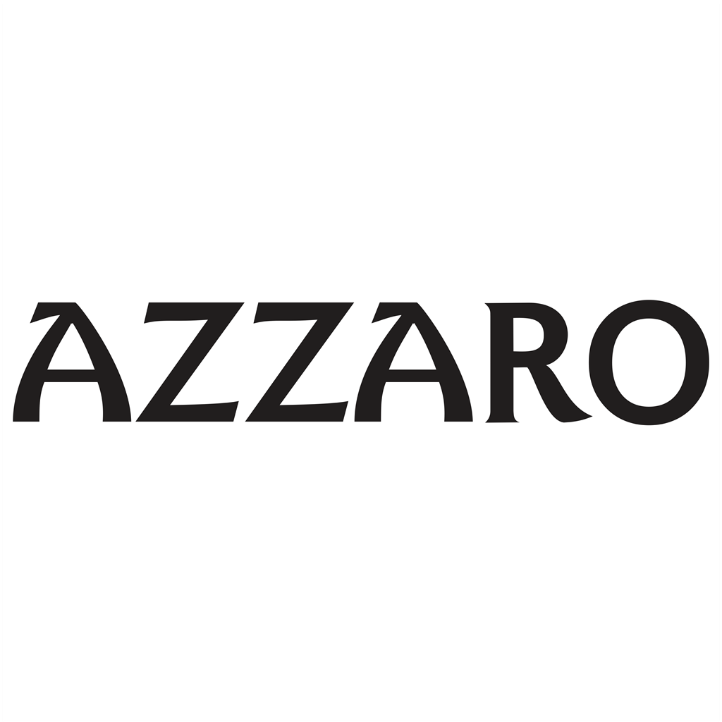 Azzaro logotype, transparent .png, medium, large