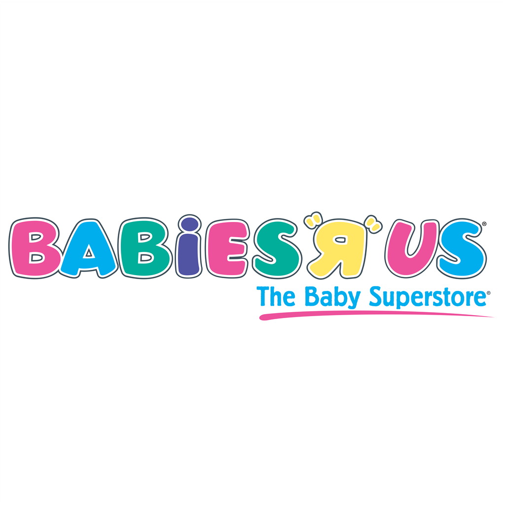 Babies R Us (babiesrus.com) logotype, transparent .png, medium, large