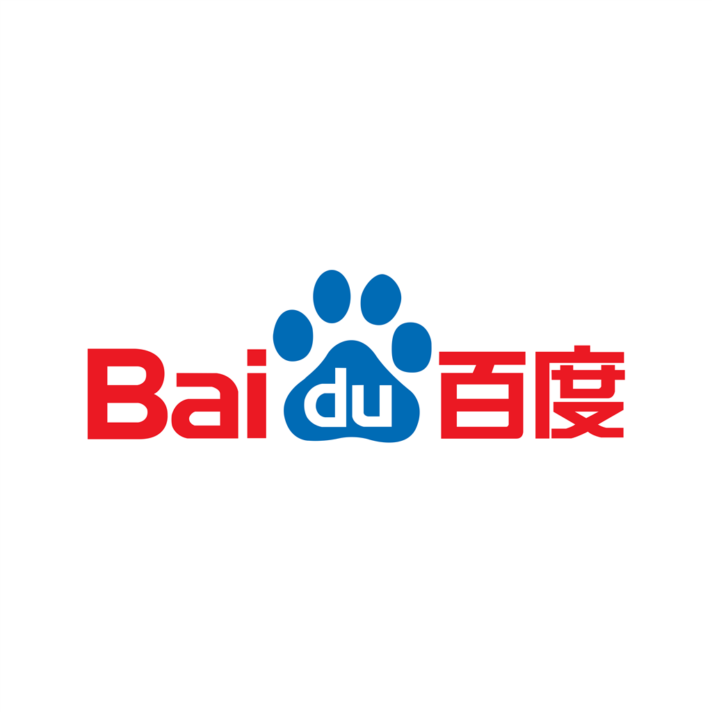 Baidu logotype, transparent .png, medium, large