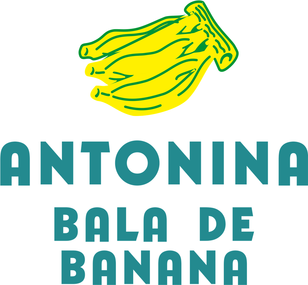 Balas de Banana Antonina logotype, transparent .png, medium, large