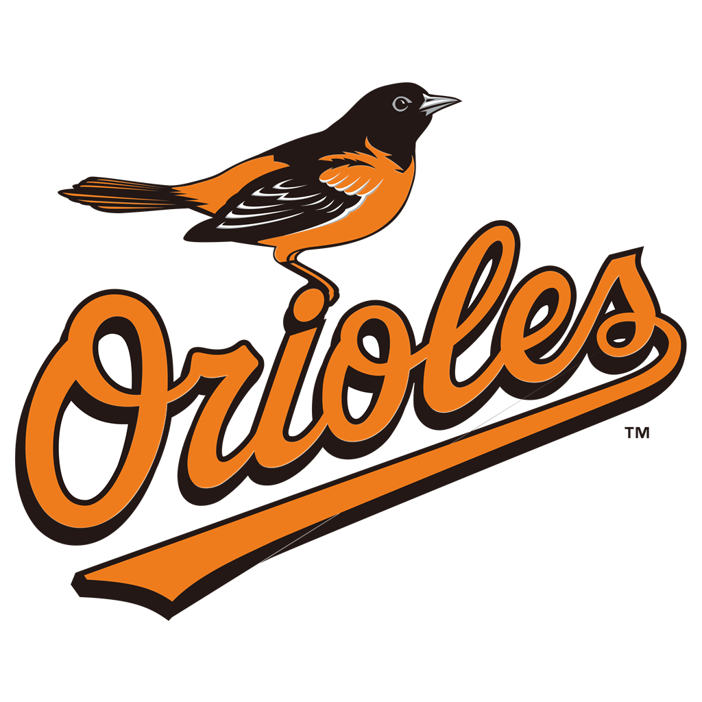 Baltimore Orioles logotype, transparent .png, medium, large