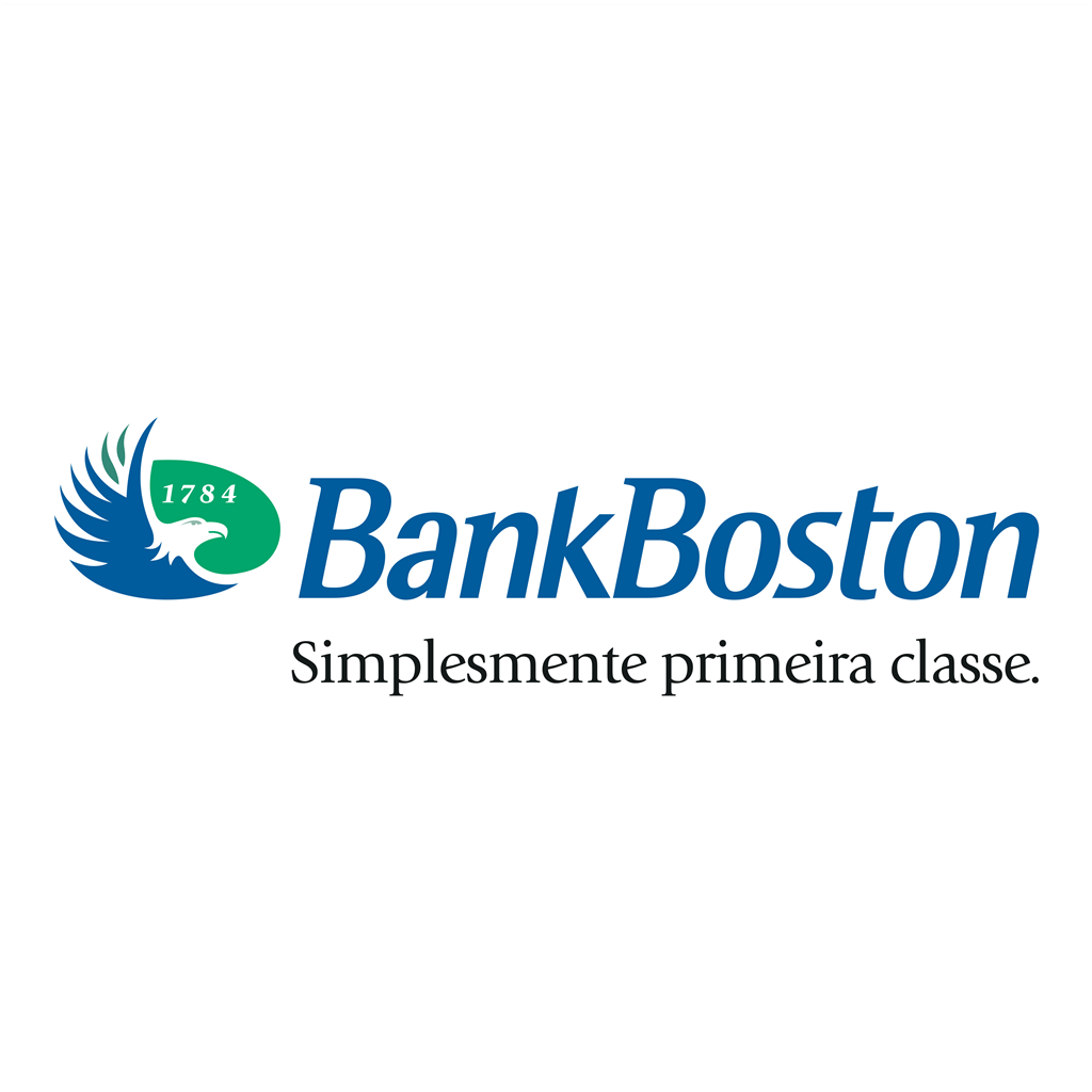 Bank Boston logotype, transparent .png, medium, large