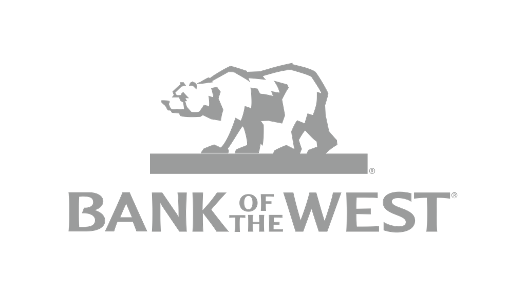 Bank of the West logotype, transparent .png, medium, large