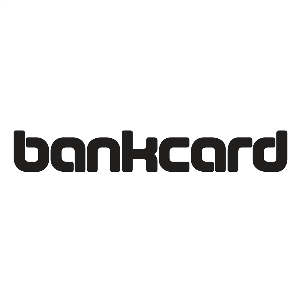 Bankcard logotype, transparent .png, medium, large