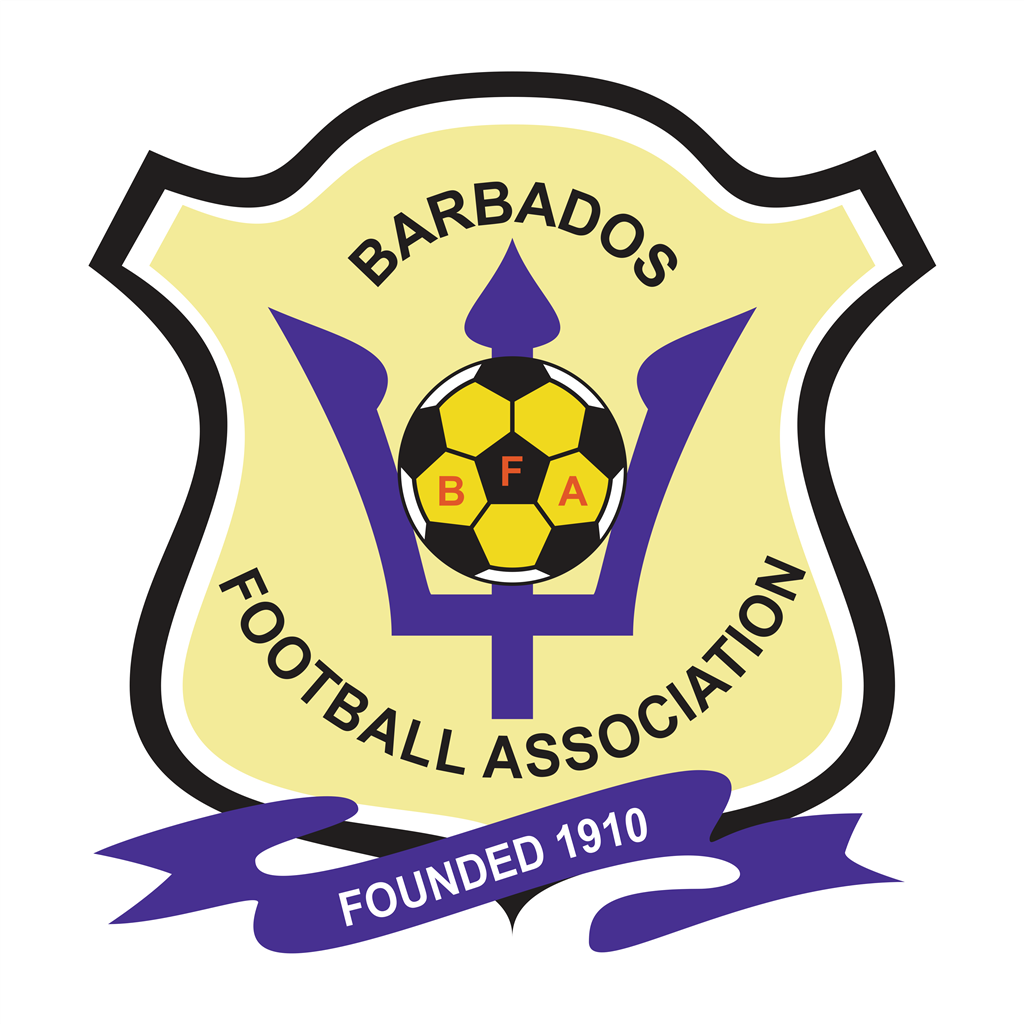 Barbados Football Association logotype, transparent .png, medium, large
