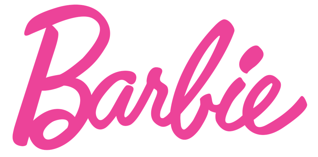 Barbie logotype, transparent .png, medium, large