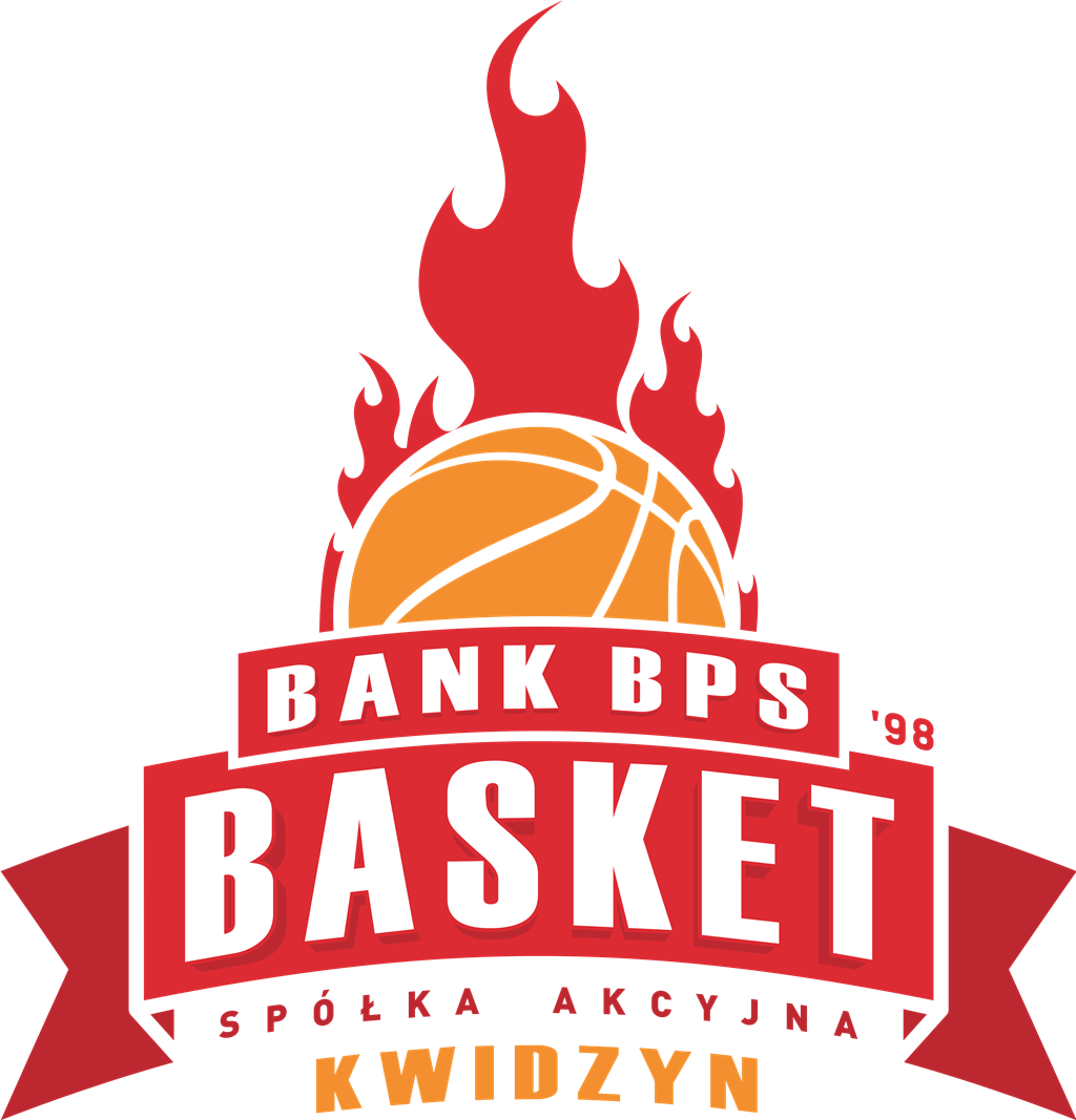 Basket Kwidzyn logotype, transparent .png, medium, large
