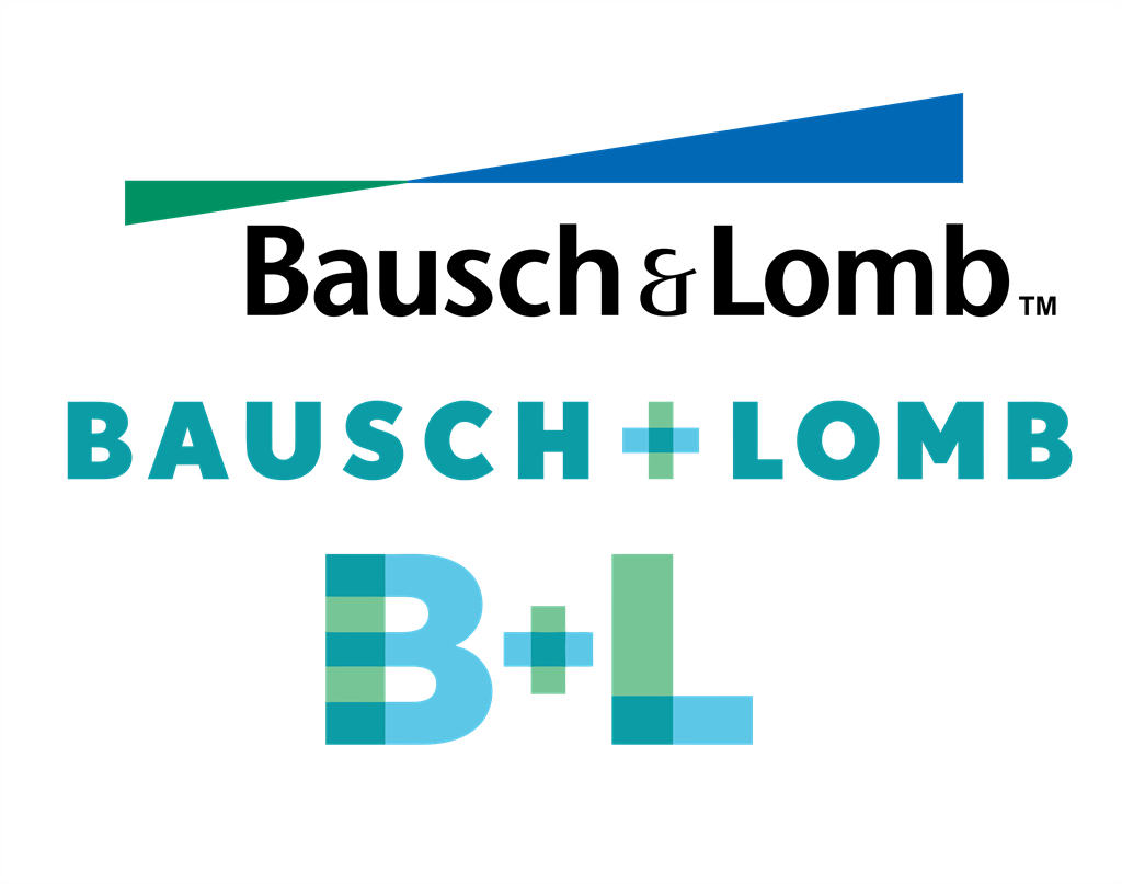 Bausch & Lomb logotype, transparent .png, medium, large