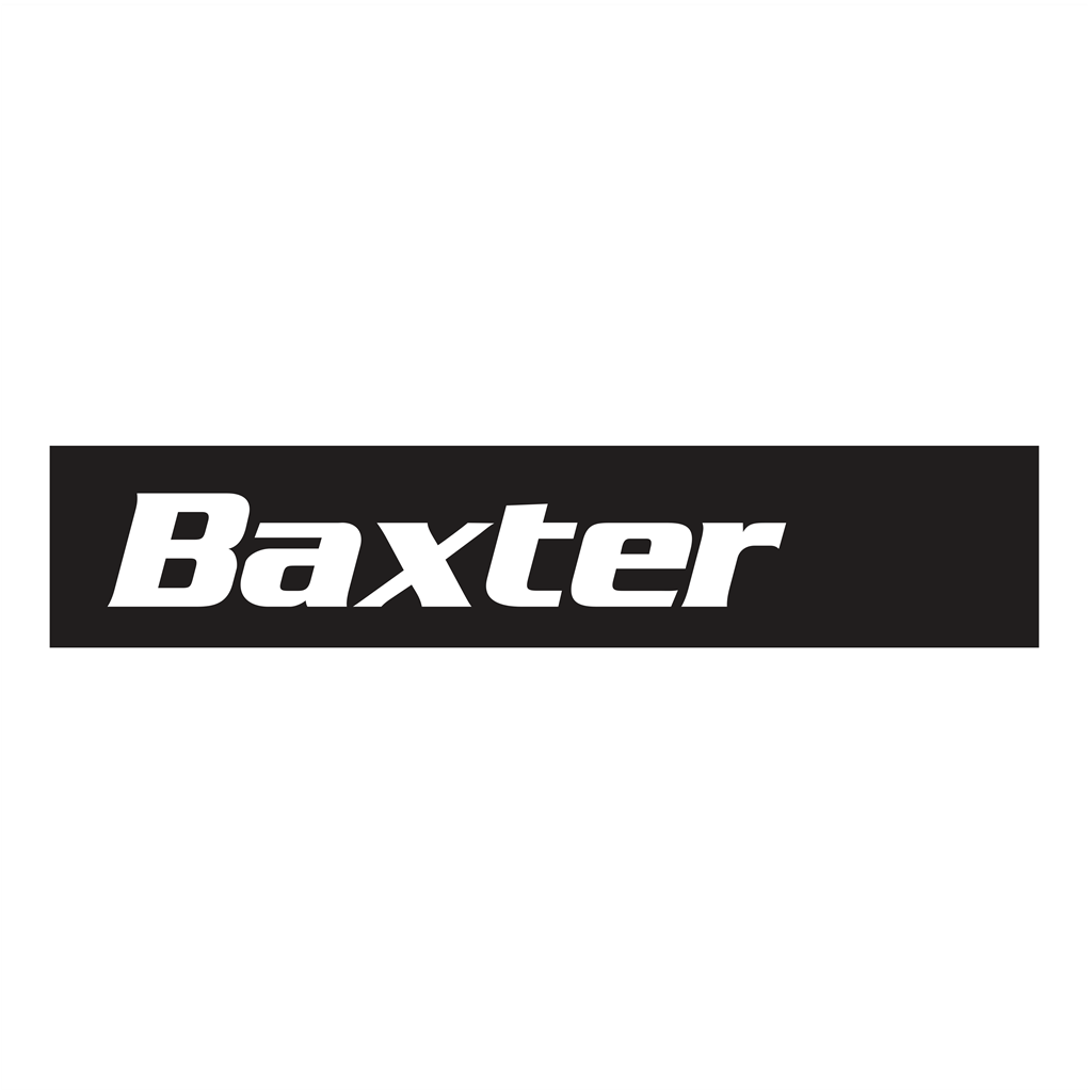Baxter logotype, transparent .png, medium, large