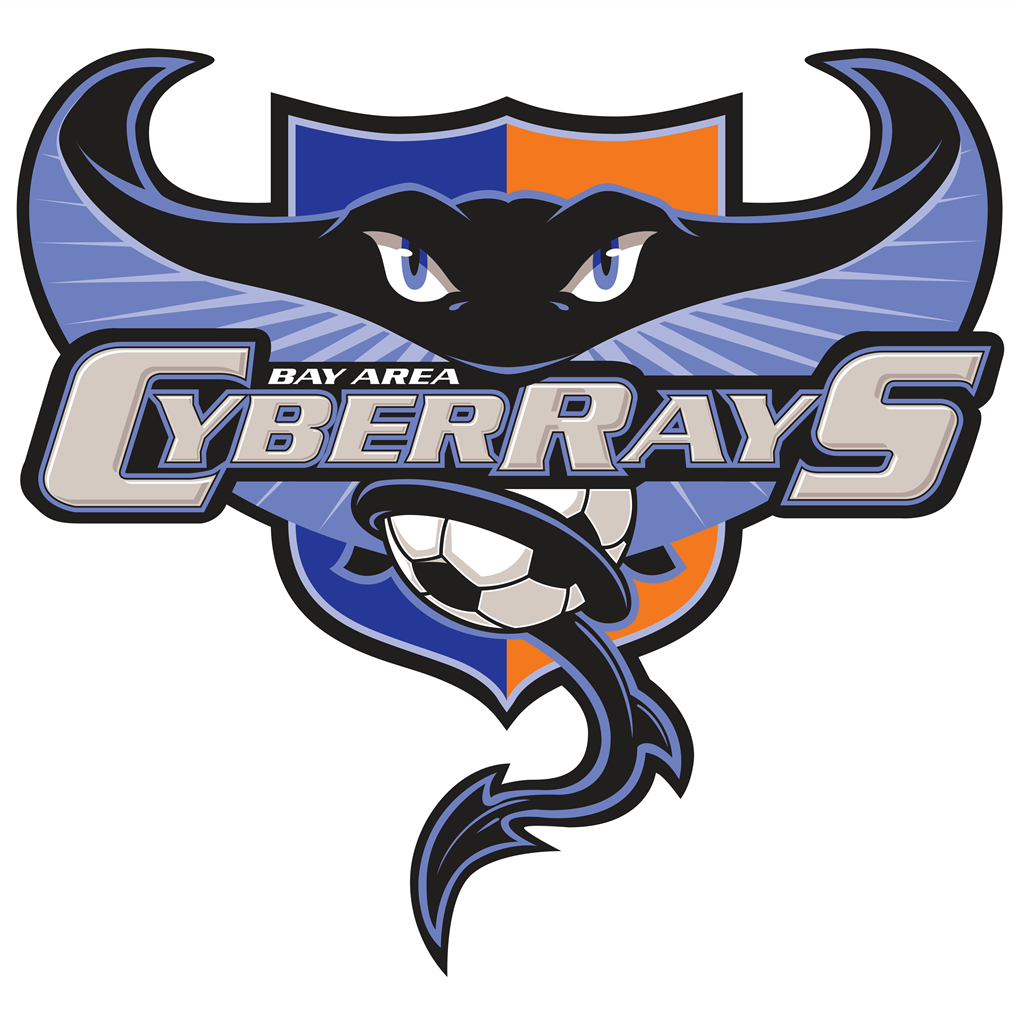 Bay Area Cyberrays logotype, transparent .png, medium, large