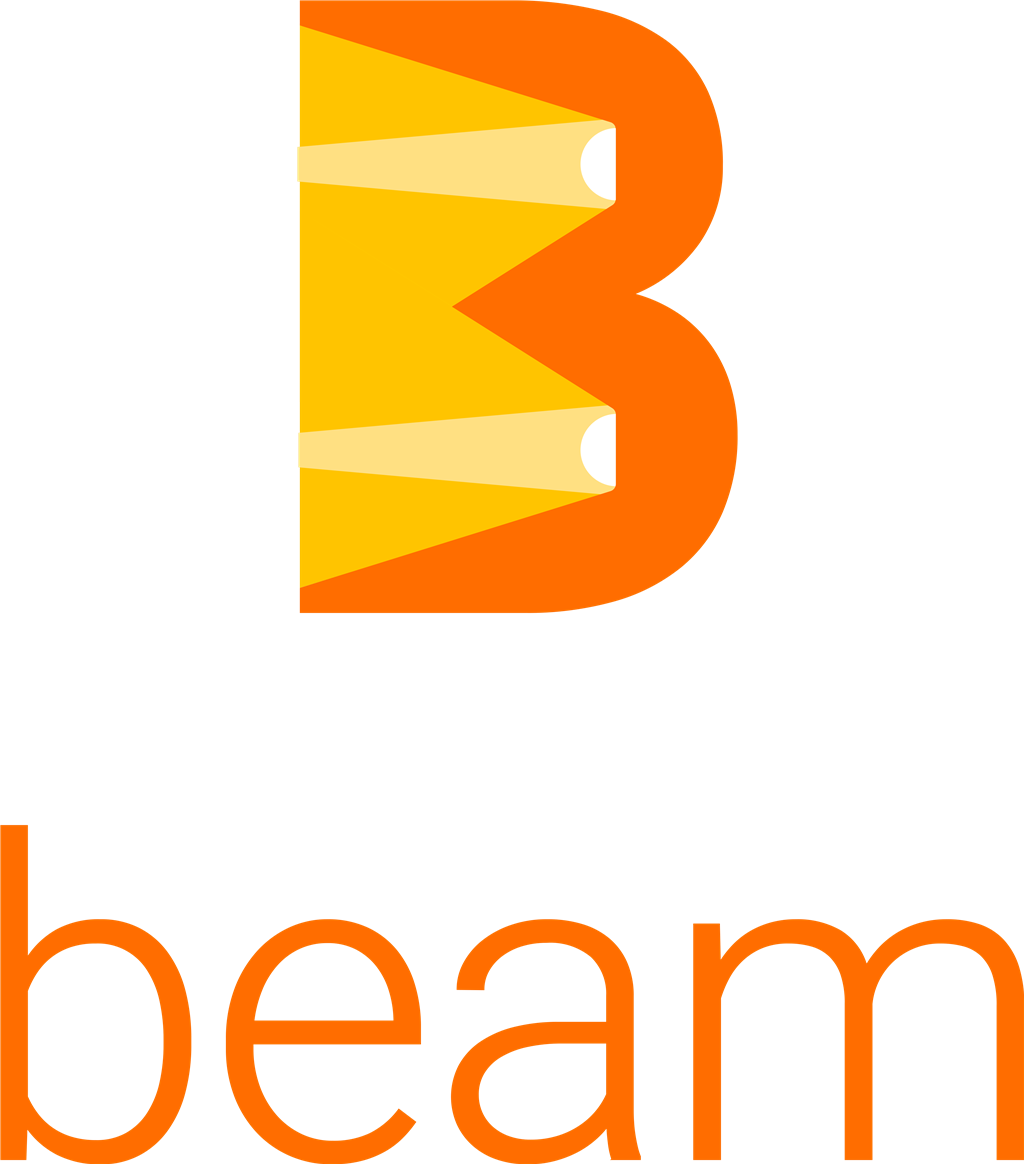 Beam logotype, transparent .png, medium, large