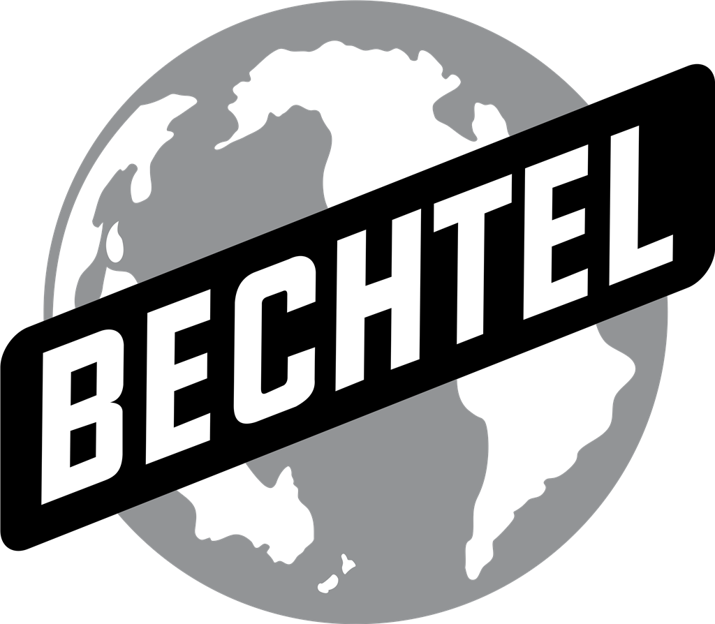 Bechtel logotype, transparent .png, medium, large