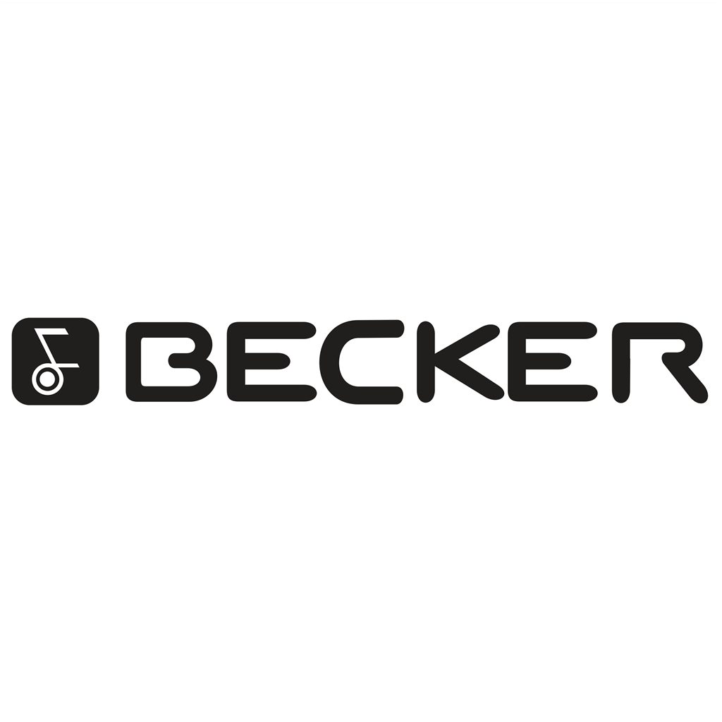Becker logotype, transparent .png, medium, large