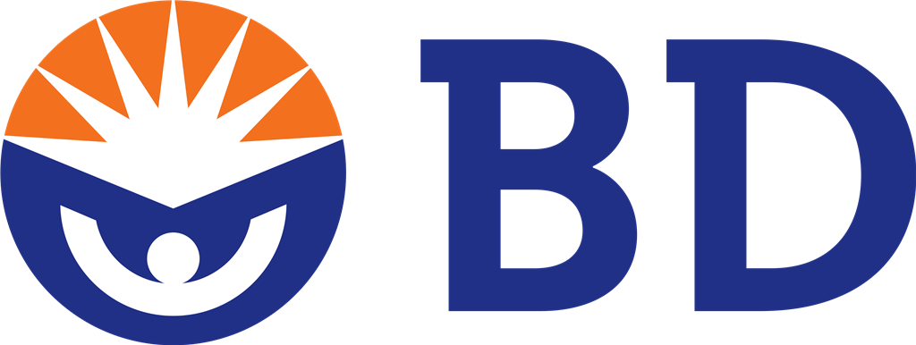 Becton Dickinson logotype, transparent .png, medium, large